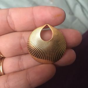 Gold tone stamped 10k scrap gold